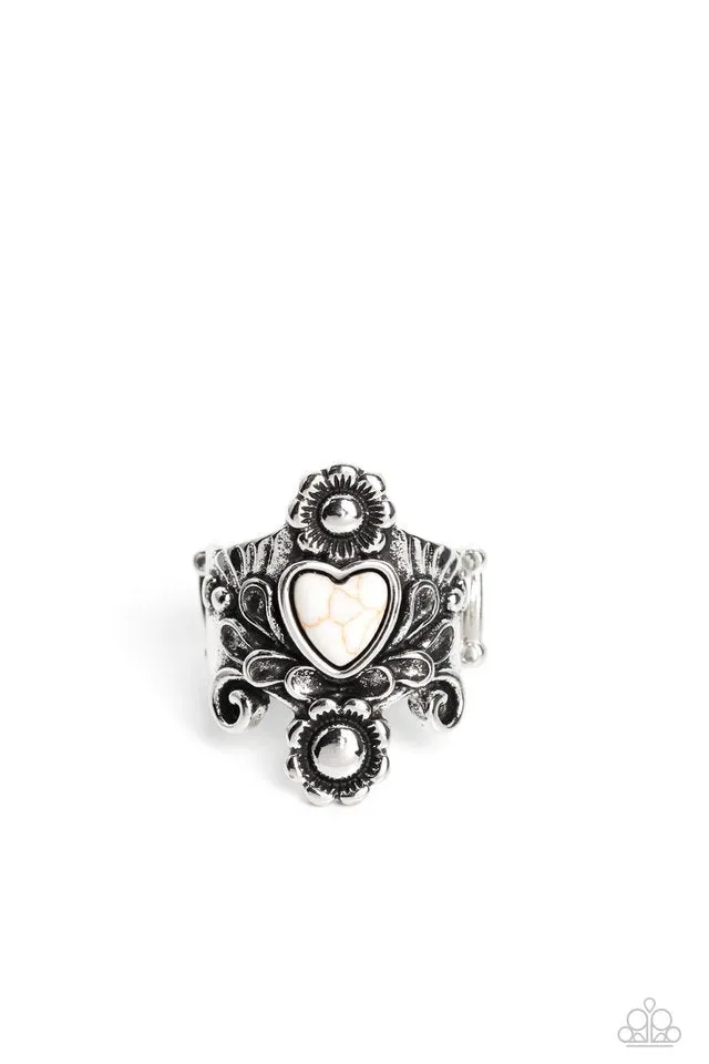 Paparazzi Ring ~ Trailblazing Tribute - White
