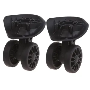PURPLELILY A89 2Pcs Trolley Casters Replacement Heavy Duty For Luggage Box Suitcase 360 Degree Kit Double Row Silent- Wheel Trolley Casters Silent- Mute