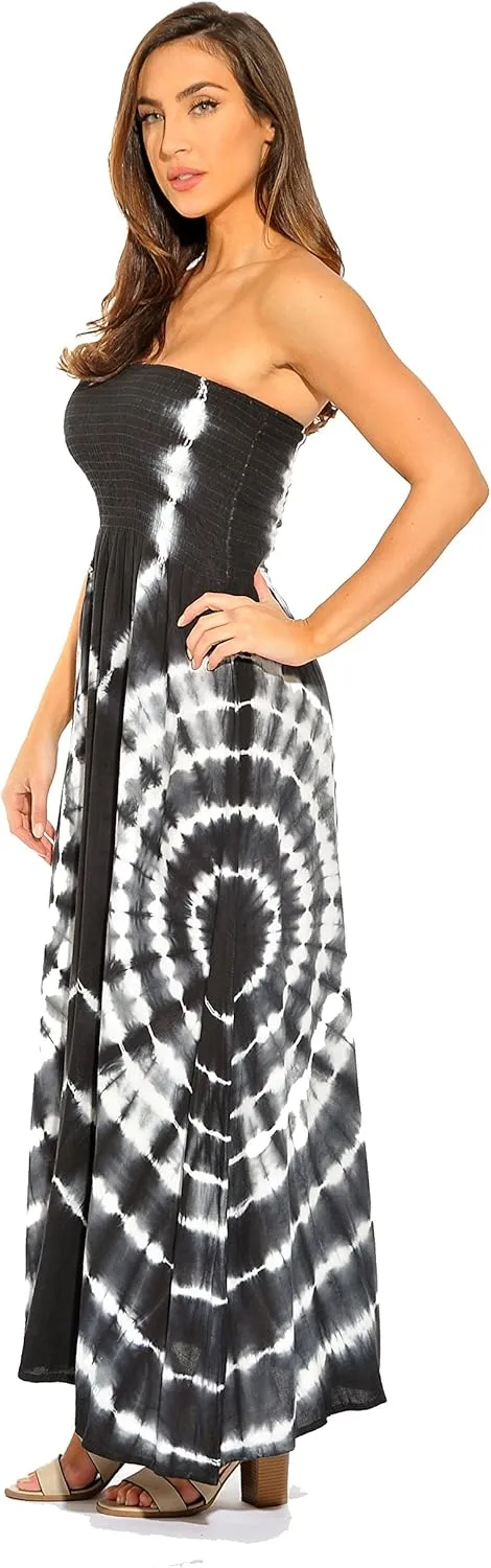 Riviera Sun Rasta Maxi Summer Dress for Women Long Sundress with Removable Straps