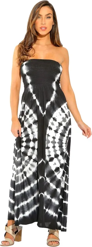 Riviera Sun Rasta Maxi Summer Dress for Women Long Sundress with Removable Straps