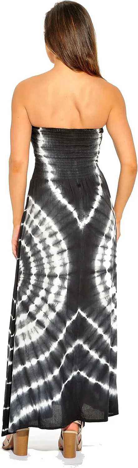 Riviera Sun Rasta Maxi Summer Dress for Women Long Sundress with Removable Straps