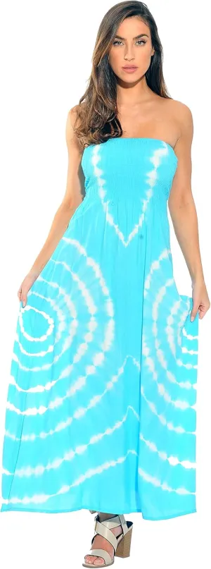 Riviera Sun Rasta Maxi Summer Dress for Women Long Sundress with Removable Straps