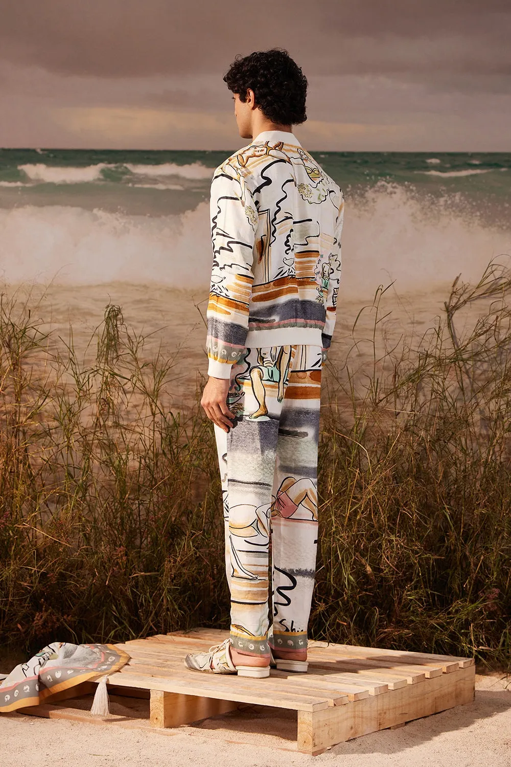 Saun Silk Iconoband Bomber