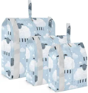 Sheep Clouds Packing Cubes for Travel 3 Set Travel Organizer Luggage Cubes for Luggage