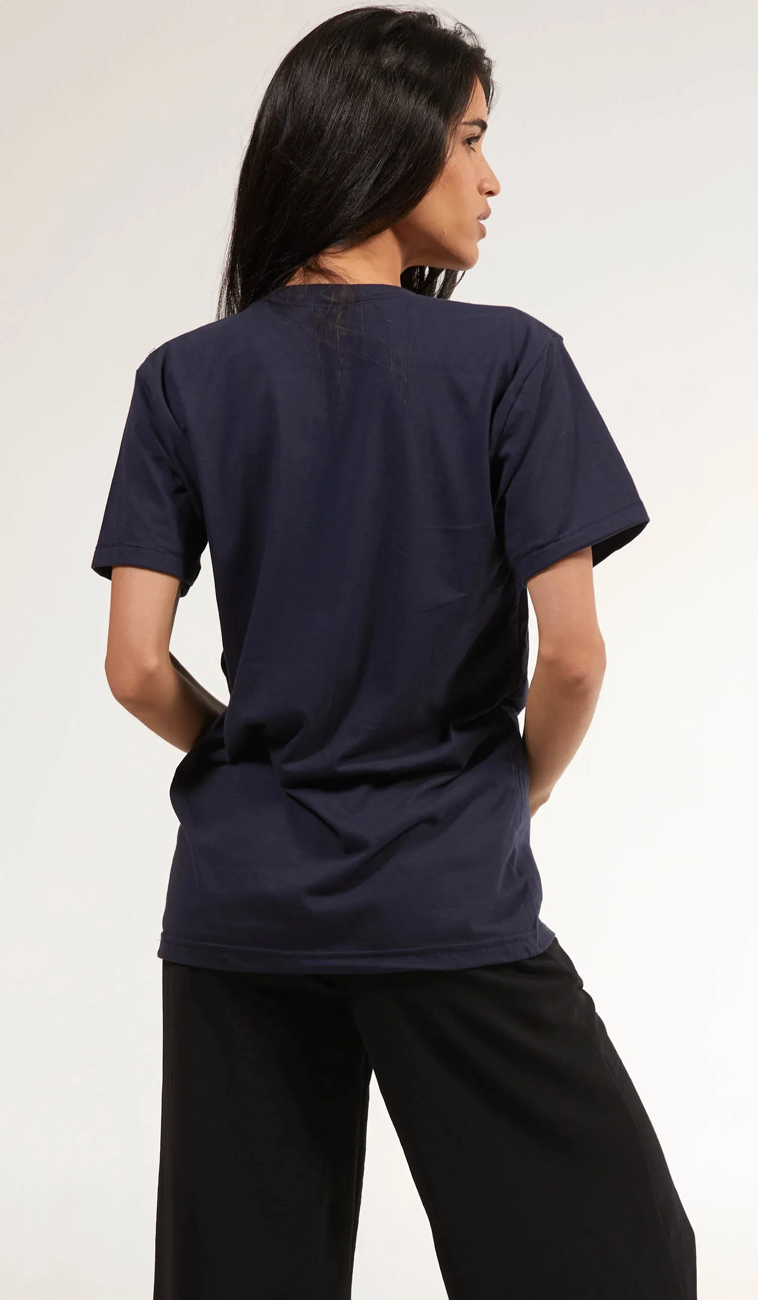 Short Sleeve Unisex T Shirt - Salam - Navy