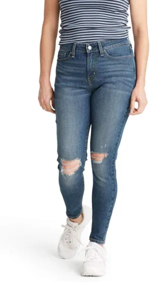 Signature by Levi Strauss & Co. Gold Label Women's Mid Rise Super Skinny Jeans