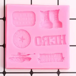 Silicone Mold in Military Style