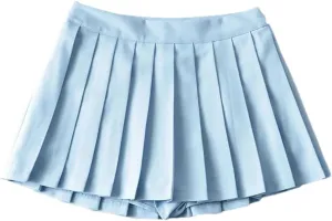 Summer Mini Skirts for Women High Waist Skirts Womens Fashion Vintage Pleated Skirt Tennis A-Line Sexy Skirts