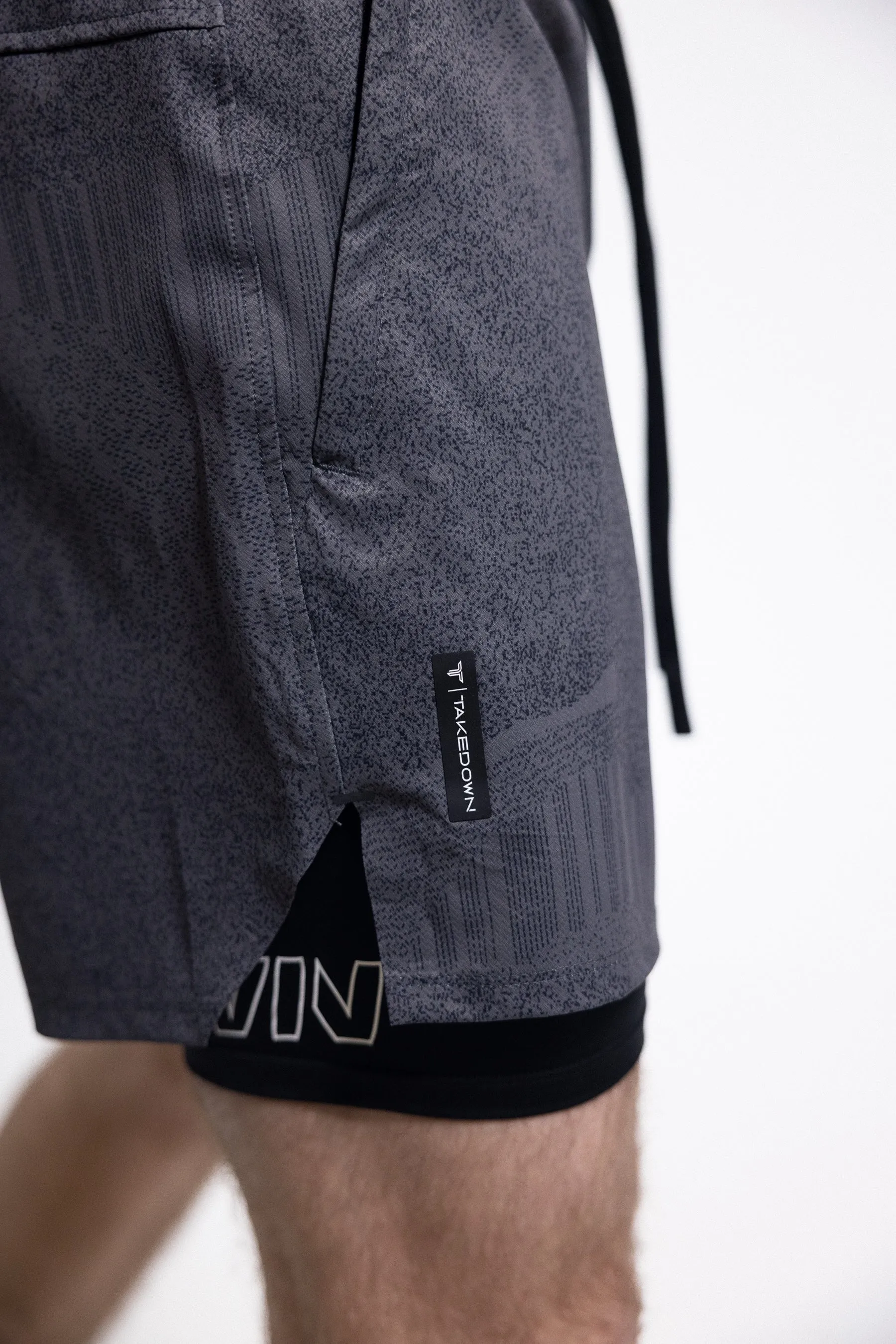 T-Tech Lined Training Shorts (5" Inseam) - Black Night Vision