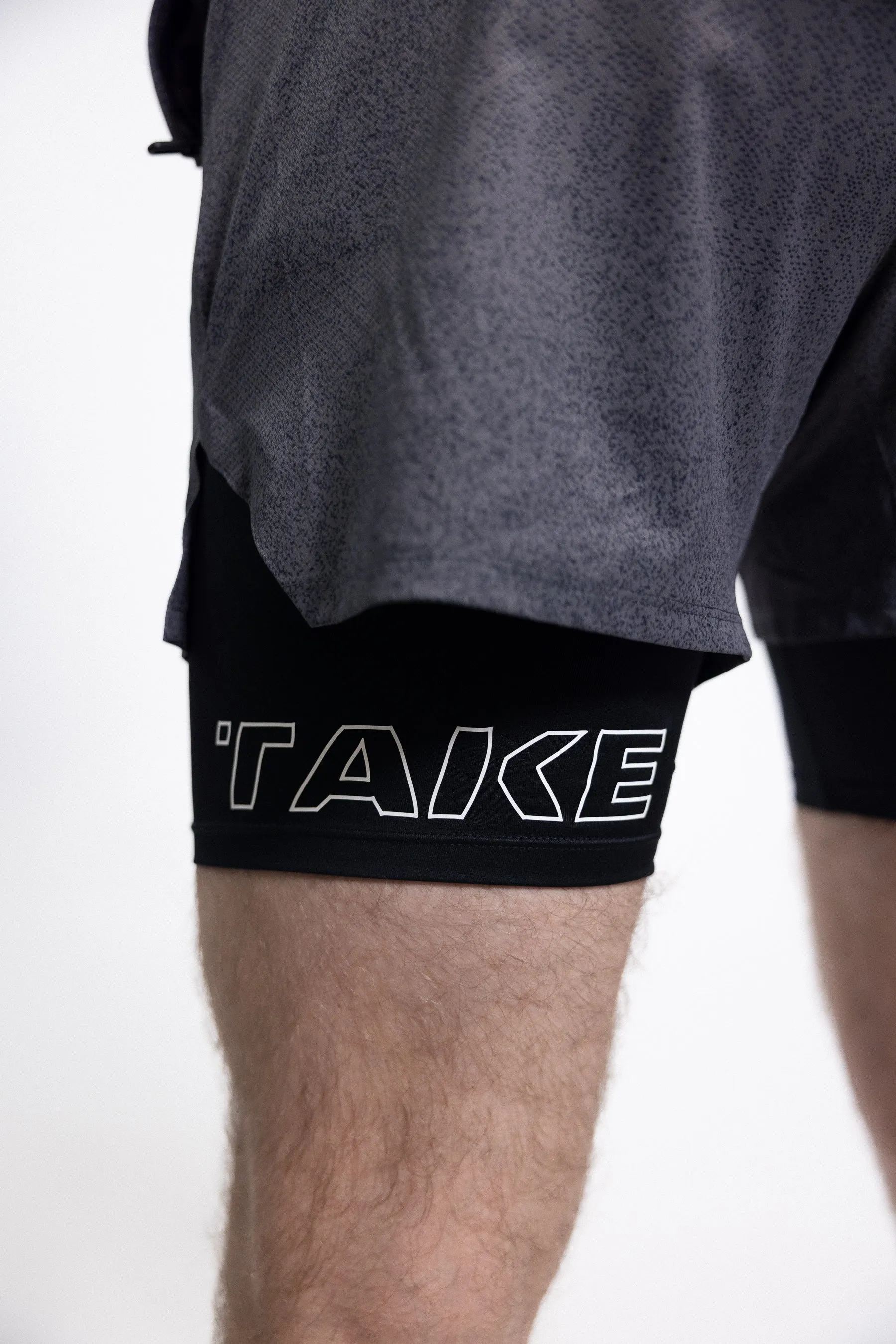 T-Tech Lined Training Shorts (5" Inseam) - Black Night Vision