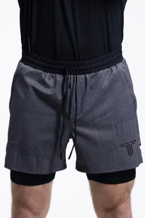 T-Tech Lined Training Shorts (5" Inseam) - Black Night Vision