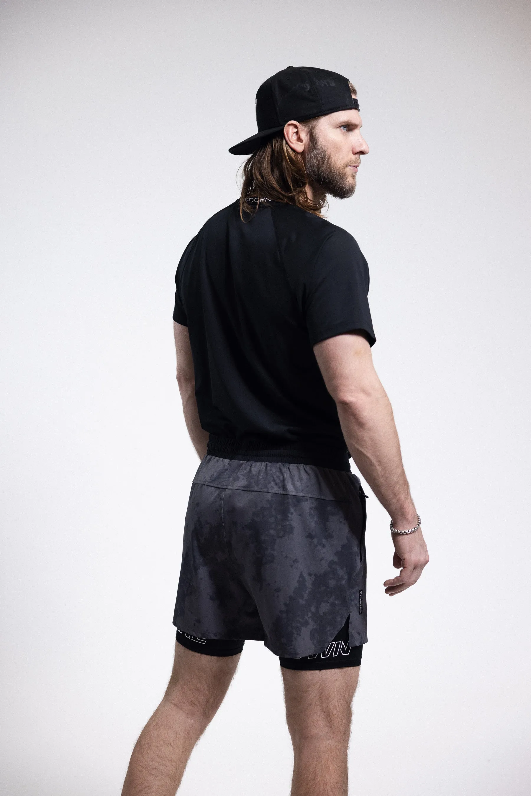 T-Tech Lined Training Shorts (5" Inseam) - Grey Phantom