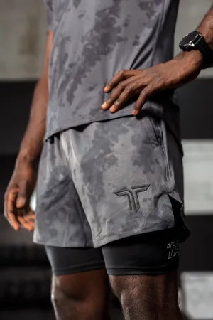 T-Tech Lined Training Shorts (5" Inseam) - Grey Phantom