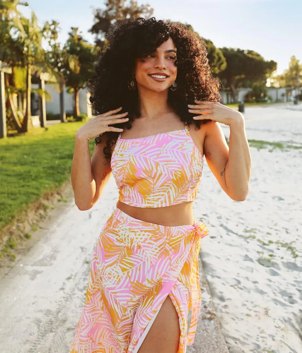 Tipsy Elves Maxi Dresses for Women - Sleeveless 2-Piece Casual Long Summer Dresses - Cute Colorful Floral Sundress Beach