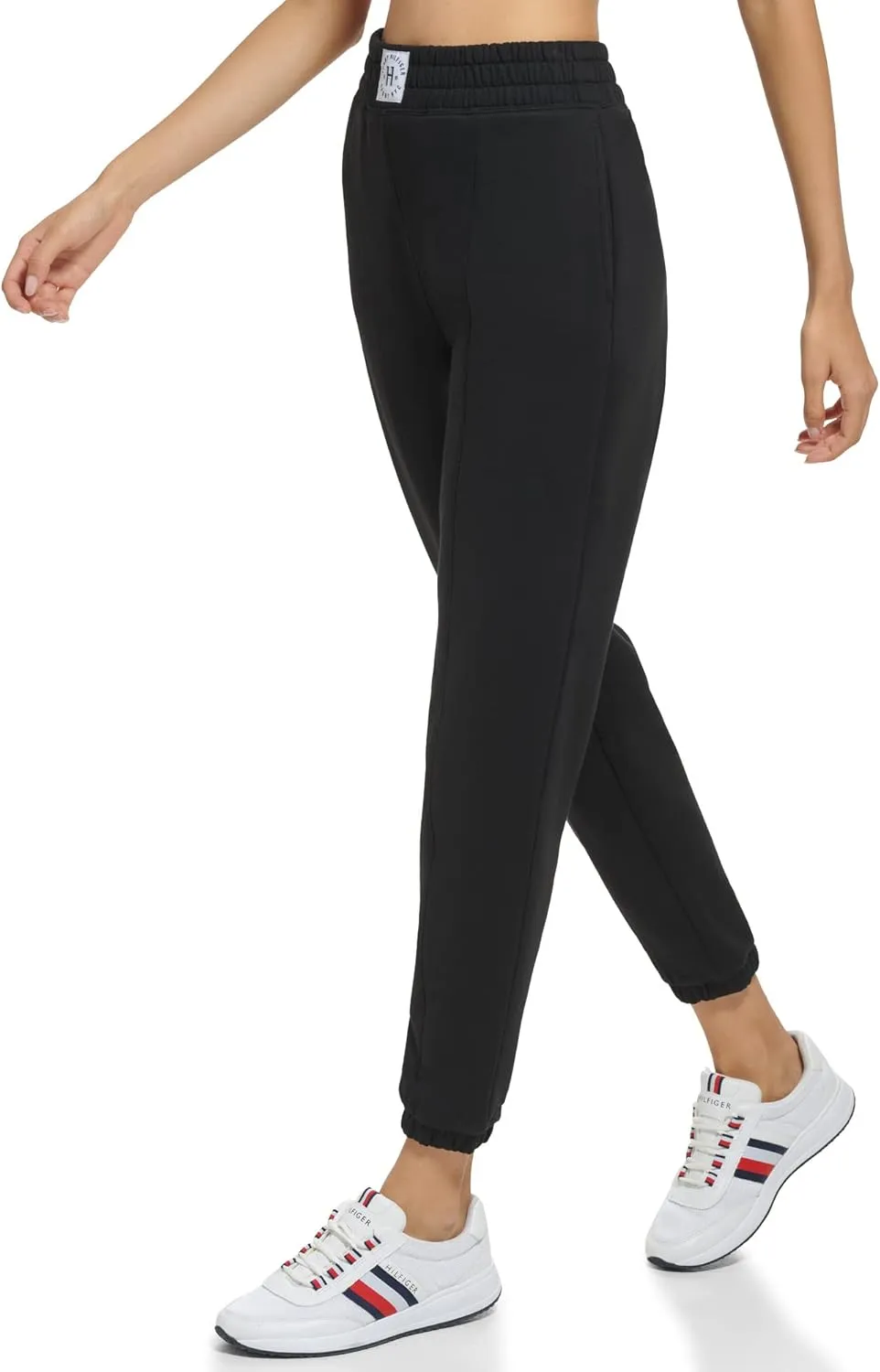 Tommy Hilfiger Women's Easy Fit Pintucks Elastic Ankles Jogger