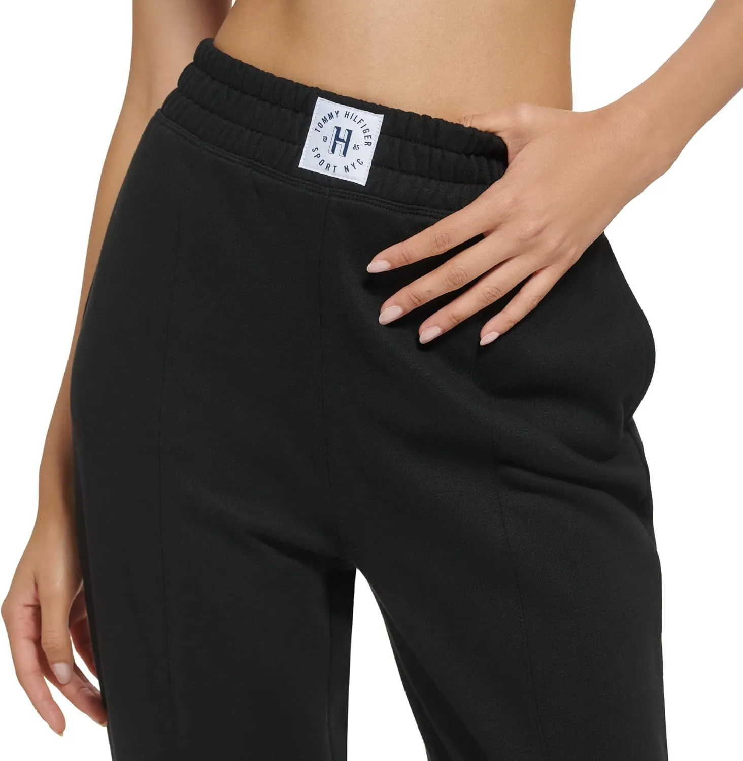Tommy Hilfiger Women's Easy Fit Pintucks Elastic Ankles Jogger