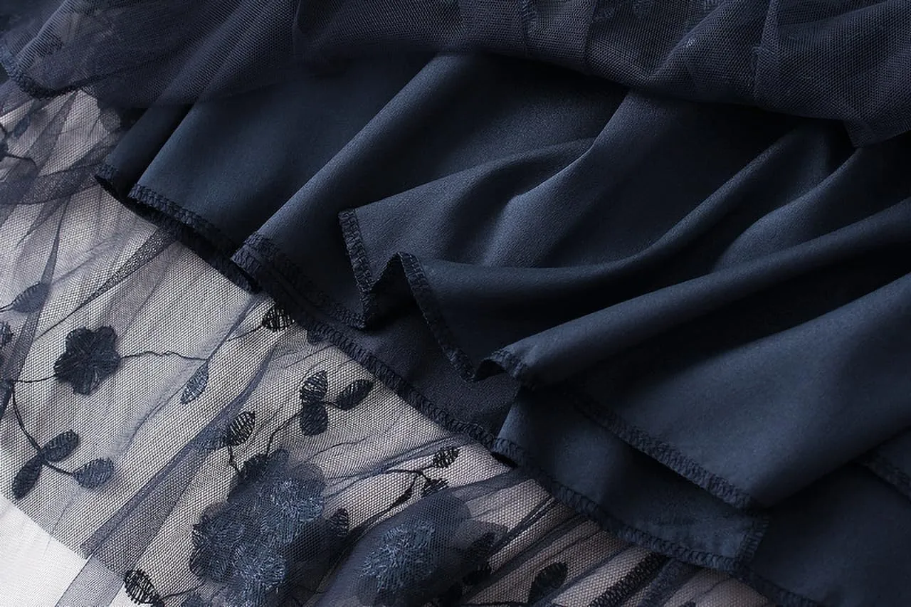 Tulle Skirts for Women High Elastic Waist Long Stylish Comfy Midi Skirt A Line Tutu Skirts for Daily, Prom, Party