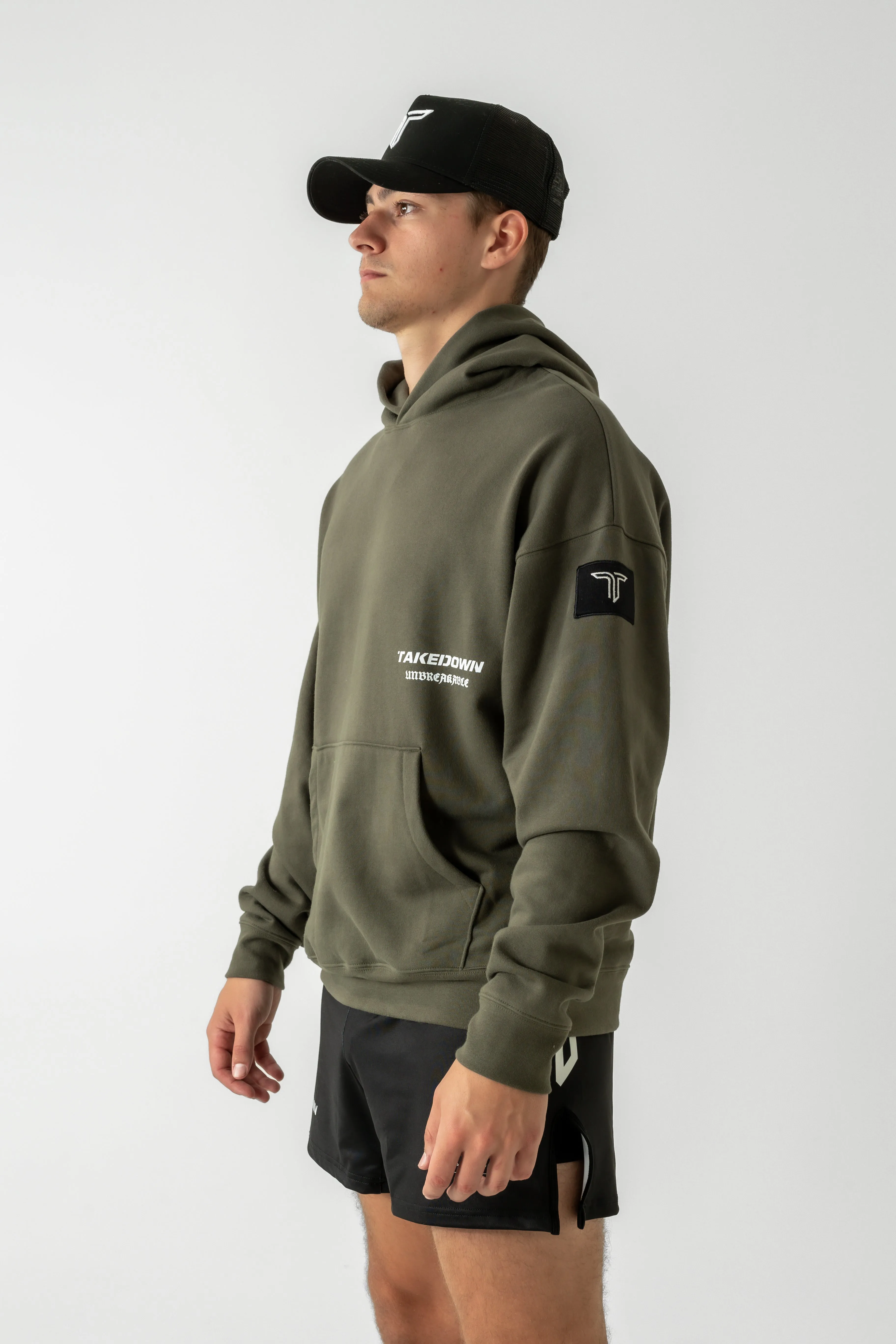 Unbreakable Heavyweight Hoodie - Military Green