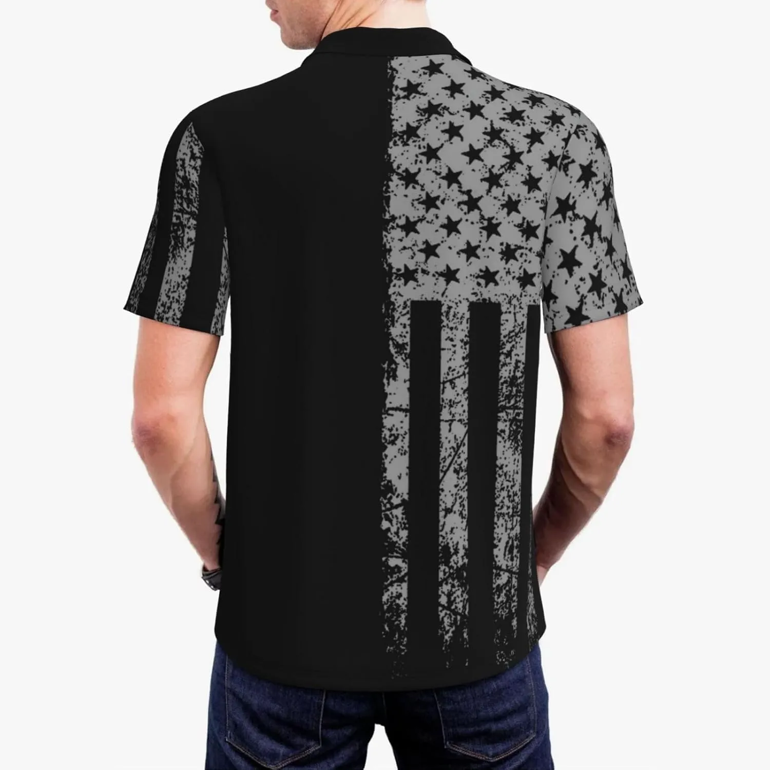 US Air Force Vietnam Veteran Polo Shirts for Men, Mens Golf Shirt Quick-Dry Short Sleeve Casual