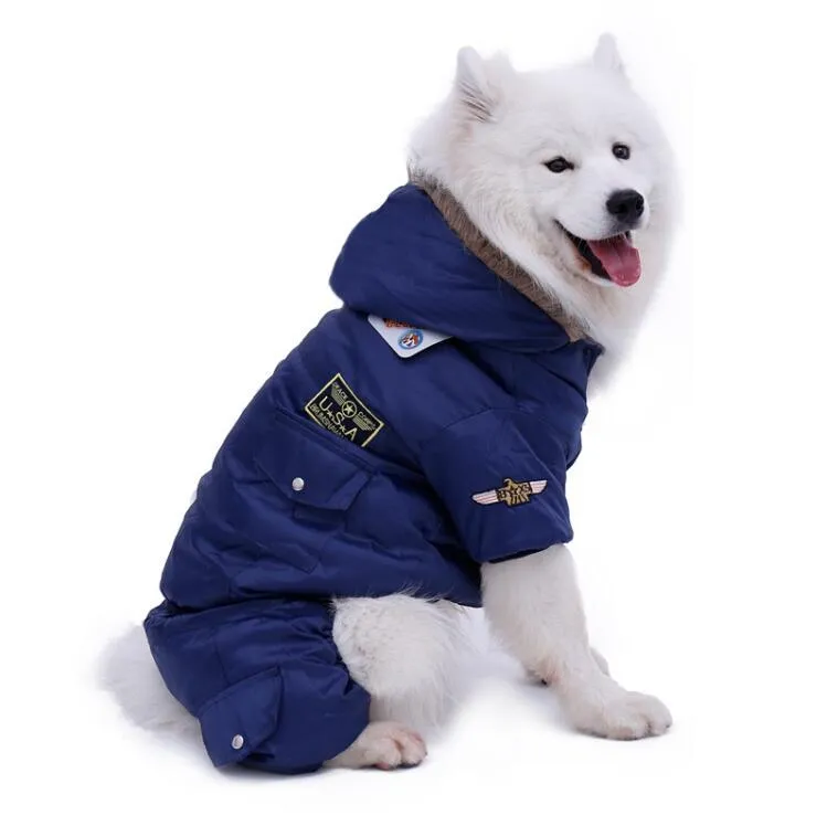 Warm Military Style Jacket for Dogs