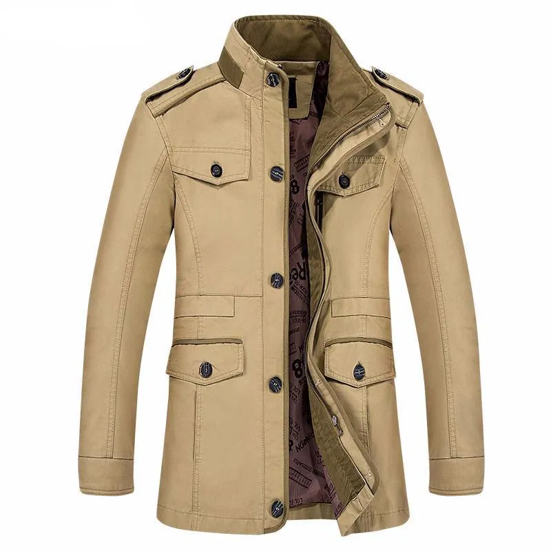 West Louis Men Jaqueta Coat Fashion