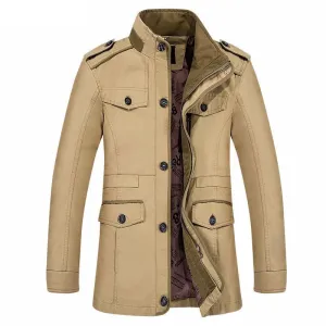 West Louis Men Jaqueta Coat Fashion