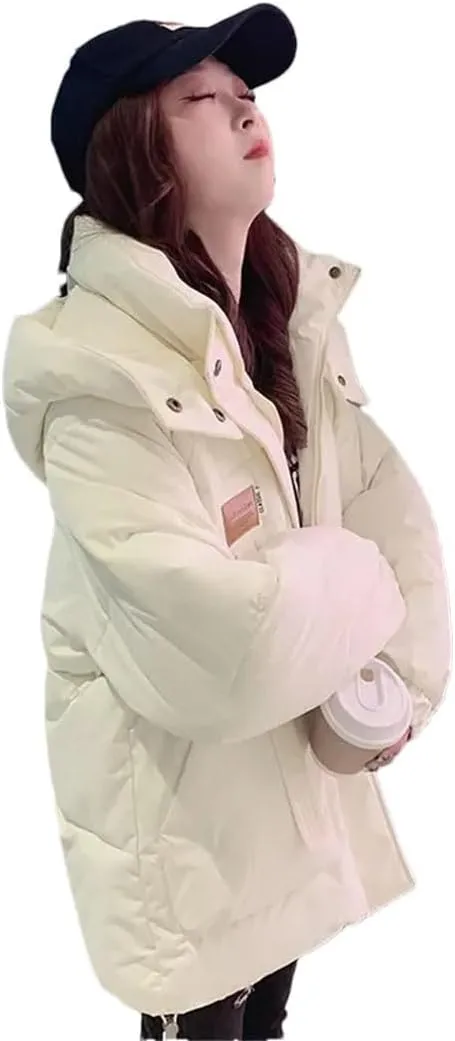 Women Bread Clothing Short Down Cotton-Padded Jacket Cotton-Padded Jacket Winter Coat Thick Jacket Warm Co