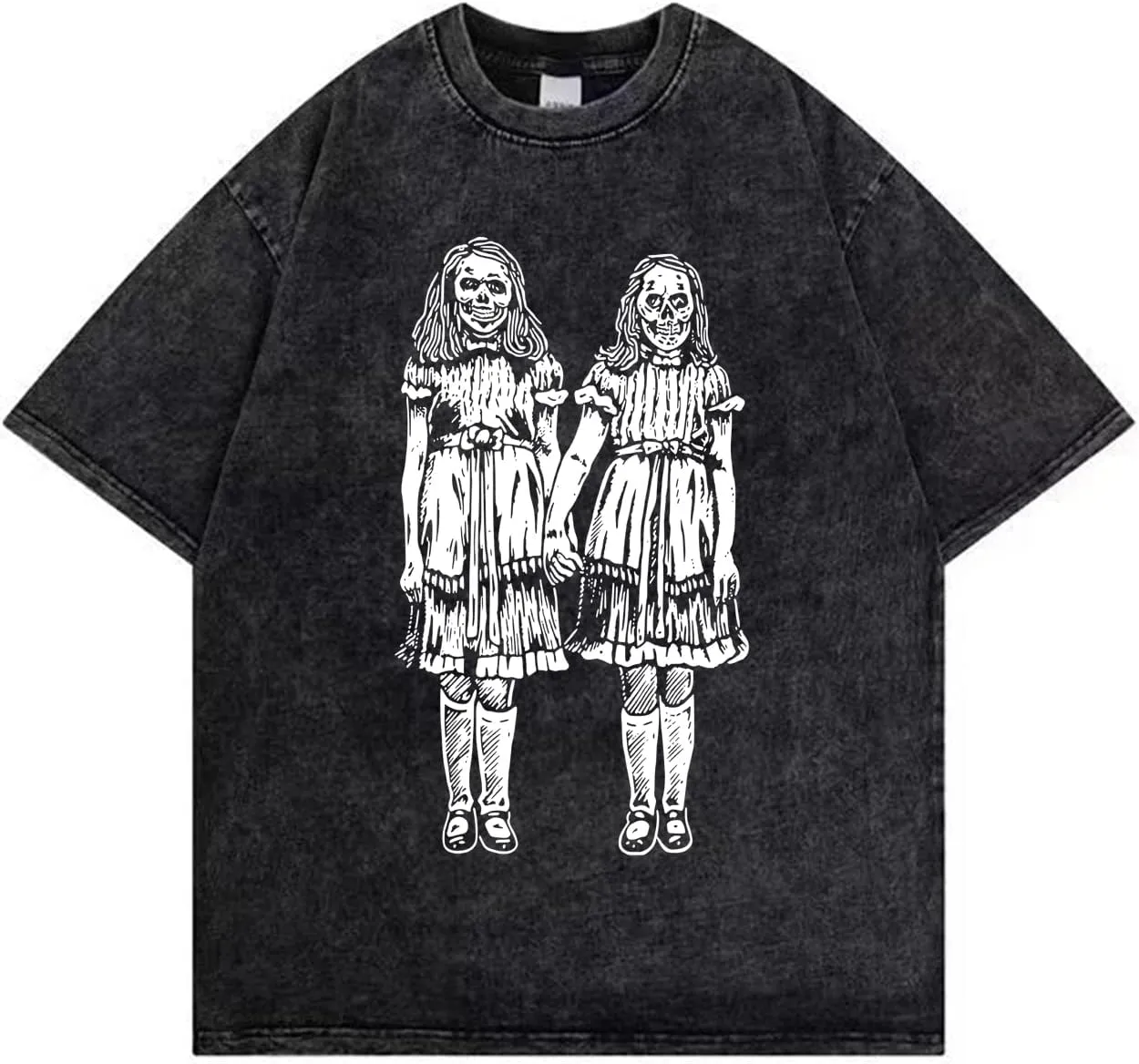 Women Goth T Shirt Y2K Harajuku Graphic Tops Cotton Anime Clothes