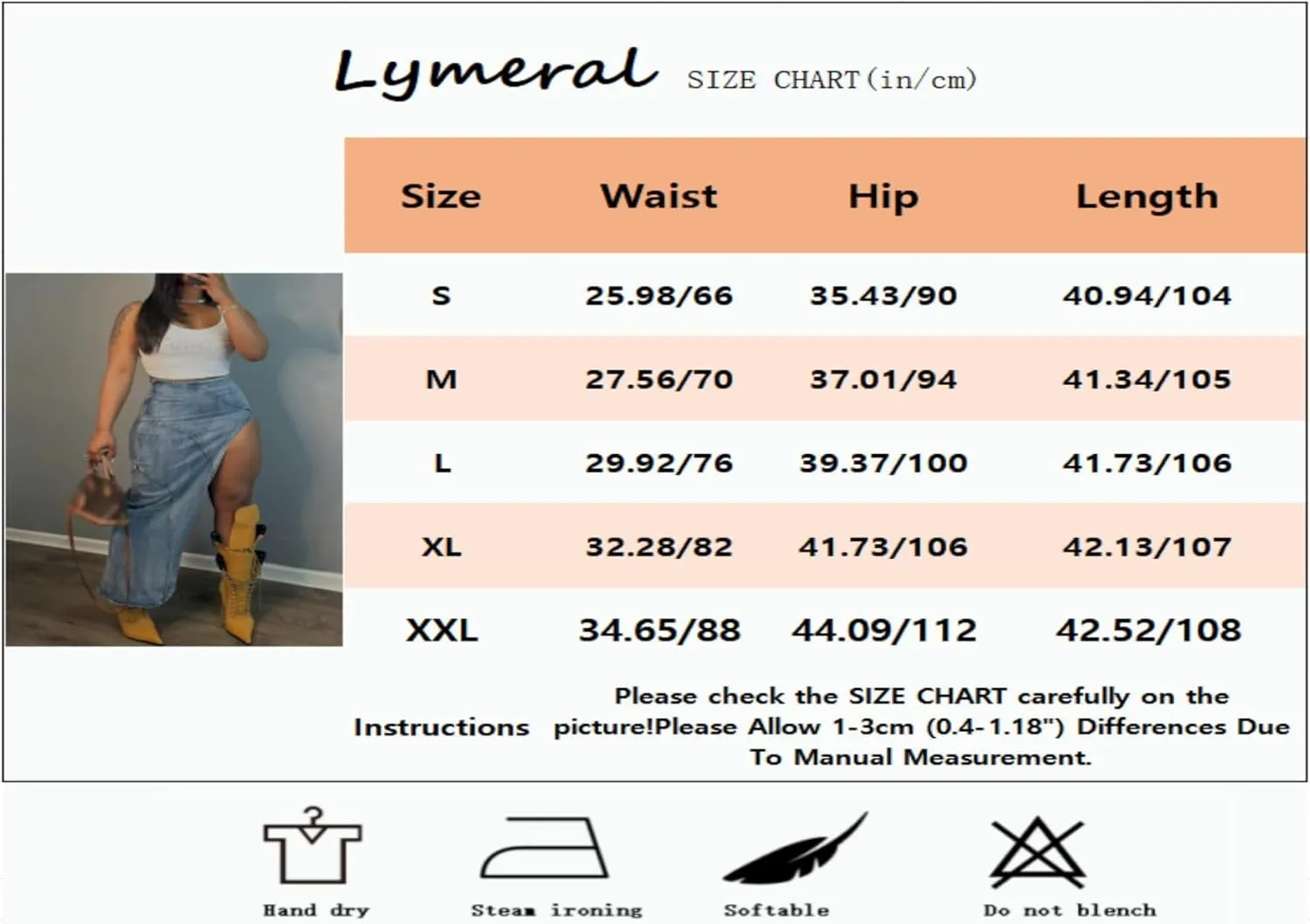 Women's High Waisted Denim Maxi Skirt with Slit Summer Sexy Y2k Long Jean Skirts