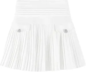 Womens Pleated Skirts Sexy Casual Slim College Women High Waist Mini A-Line Club Skirts Casual Golf Dress
