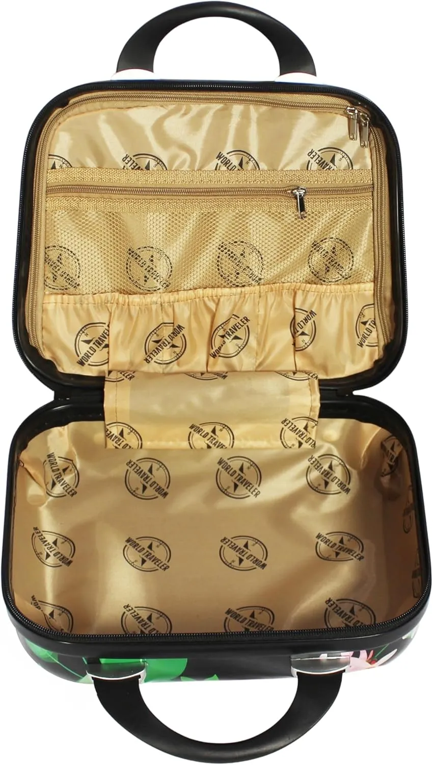 World Traveler Seasons Hardside 2-Piece Carry-On Spinner Luggage Set, Peonies, One_Size