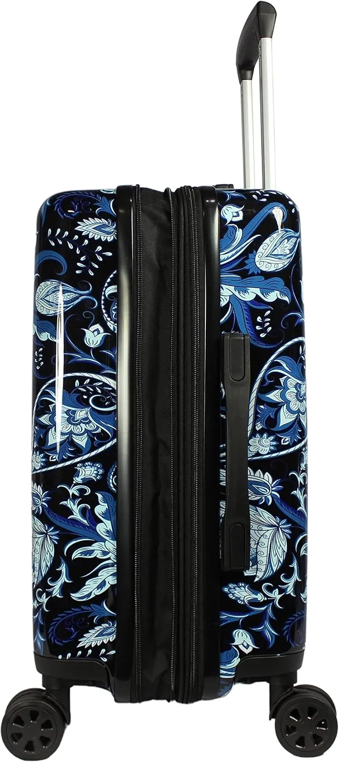 World Traveler VentureX Airline Approved Luggage  Lightweight Hardside Suitcase with Spinner Wheels, Paisley, 2-Piece Carry-On Set
