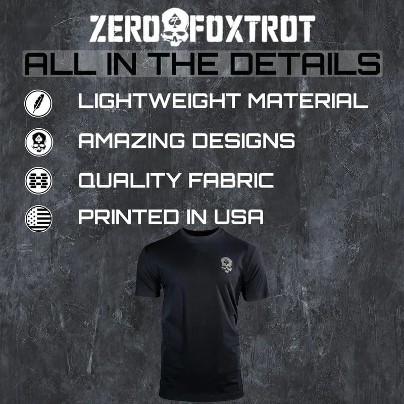 Zero Foxtrot Mens Core Tee - Military Style Tactical T-Shirt